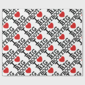 I LOVGE BIG BOOTY CADEAUPAPIER (Vlak)