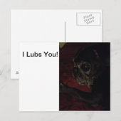 "I Lubs you"-kaart Briefkaart (Voorkant / Achterkant)