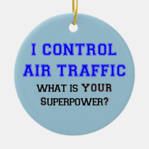 I luchtverkeersleiding keramisch ornament