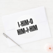 I - LUI = 0 Autocollant (Enveloppe)