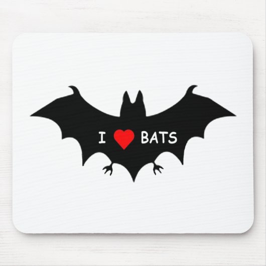 I Luv Bats Muismat (Voorkant)