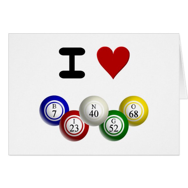 I Luv Bingo (Devant horizontal)