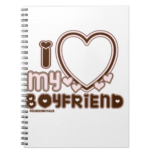 i luv brown bf notitieboek