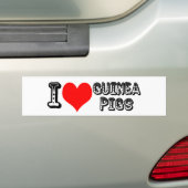 I luv cavia's bumpersticker (Op auto)