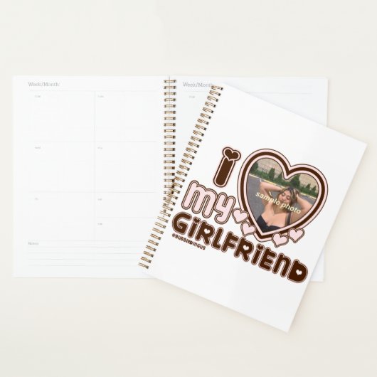 i luv gf teddy Bear Planner (Display)