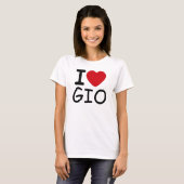 I LUV GIO T-SHIRT (Voorkant volledig)