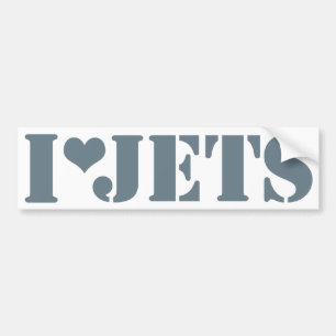 I Luv Jets Bumpersticker