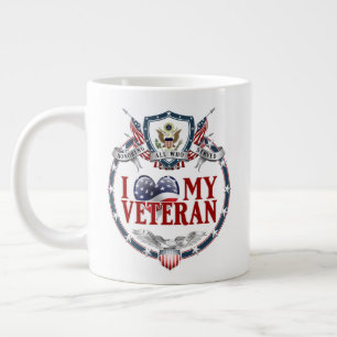  I Luv My Veteran 20oz Extra Grote Beker