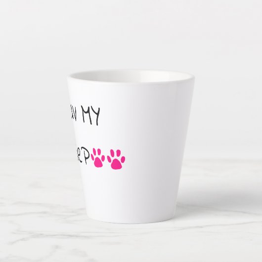 I Luv My Yorkiepoo Ceramic Coffee Cup Mok (Voorkant)