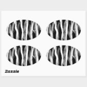 I Luv Pattern._ Ovale Sticker (Vel)