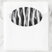 I Luv Pattern._ Ovale Sticker (Tas)