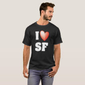 I Luv SF T-shirt (Voorkant volledig)