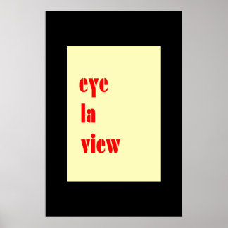 I LUV U-Kaart Poster