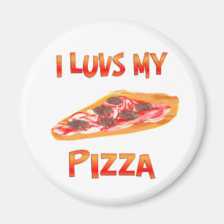 I Luvs Pizza Magneet