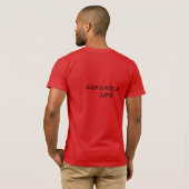 I`M A BLOOD DONOR RED T-SHIRT (Dos entier)