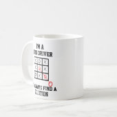 I m a bus driver I Altijd find a solution Mok (Voorkant links)