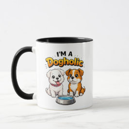 I’m A Dogholic Cute Puppies Mok