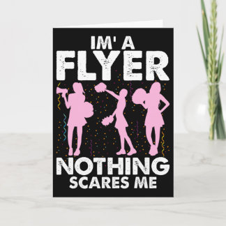 I’m A Flyer Nothing Scares Me Cheer Cheerleading C Kaart
