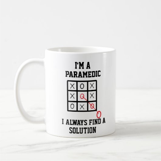 I m a paramedic vind ik altijd een oplossing Mok (Links)