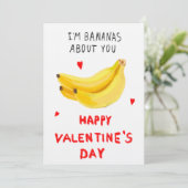 I`m Bananas À propos de vous Carte Saint Valentin (Debout devant)