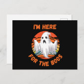 I' m here for the boos briefkaart (Voorkant / Achterkant)