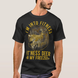I m in fitness - fitness - deer in mijn vriezer t-shirt