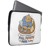 I’m in full potato mode today| Couch Potato Potato Laptop Sleeve (Voorkant Rechts)