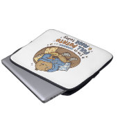 I’m in full potato mode today| Couch Potato Potato Laptop Sleeve (Voorkant onderkant)