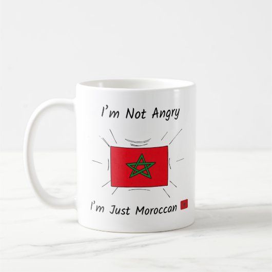 I’m Not Angry I’m Just Moroccan Mug Koffiemok (Links)