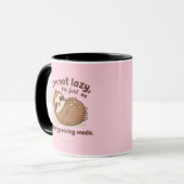 I’m Not Lazy I’m Just on Energy Saving Mode Mug  (Devant gauche)