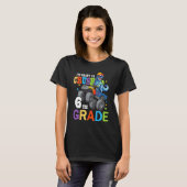 I m Ready To Crush 6th Grade Dinosaur Monster Truc T-shirt (Voorkant volledig)