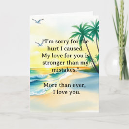I’m Sorry Relationship Card Kaart