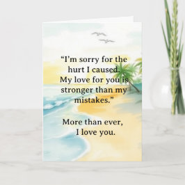 I’m Sorry Relationship Card Kaart