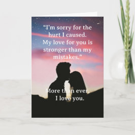 I’m Sorry Relationship Card Kaart