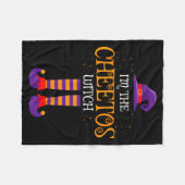 I’m The Cheetos Witch Halloween Family Matching Co Fleece Deken (Voorkant (Horizontaal))