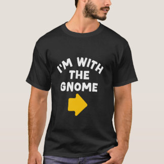 I m with the Gnome Simple Last Minute Halloween Co T-shirt