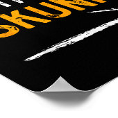 I’m With The Skunk Funny Halloween Matching Couple Poster (Hoek)