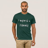 "I majored in Killosophy" Basic T-shirt (Voorkant volledig)
