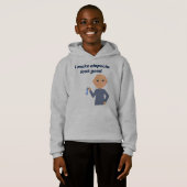 "I Make Alopecia Look Good" avec un petit caricatu (Devant entier)