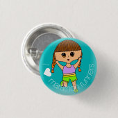I Marathon Runners Button (Voorkant /achterkant)