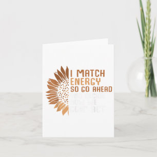 I Match Energie Empowerment Afro-Amerikaanse Afro Kaart