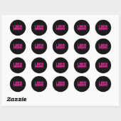 I Match Energy So You Decide  Ronde Sticker (Vel)