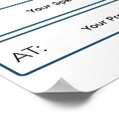 I Matched Sign | Personalized Medical School Poster (Hoek)