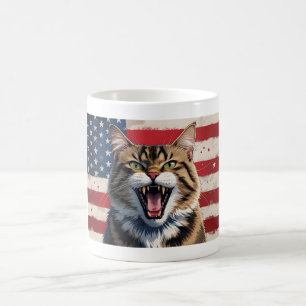 I Meow for Freedom beroemd gemaakt door Patriotic Koffiemok