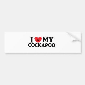 I Mijn Cockapoo Bumpersticker