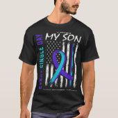 I Miss My Son Suicide Awareness Prevention America T-shirt (Voorkant)