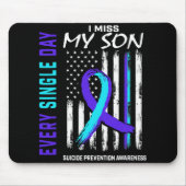 I Miss My Son Suicide Prevention Awareness America Muismat (Voorkant)