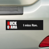 I MISS RON 2 T-shirt Bumpersticker (Op auto)