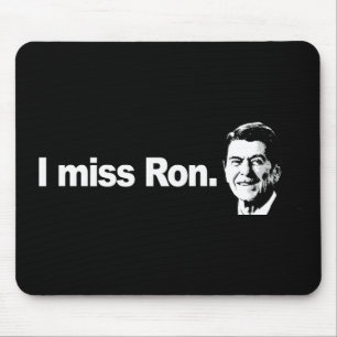 I MISS RON Bumpersticker Muismat