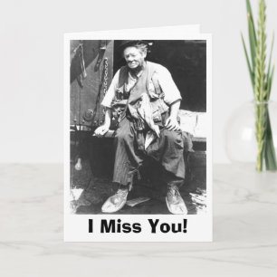 I Miss You - Carte de voeux